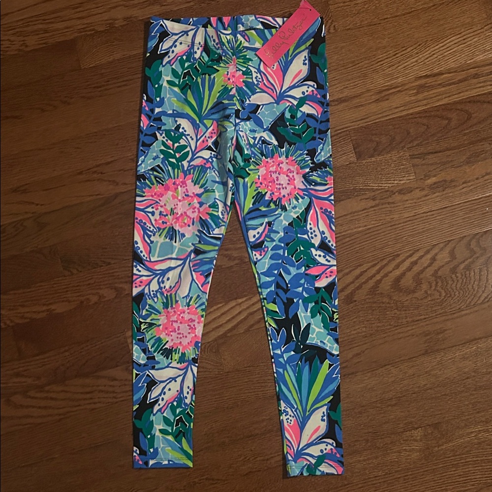 Lilly Pulitzer Vibrant Floral Leggings for Kids